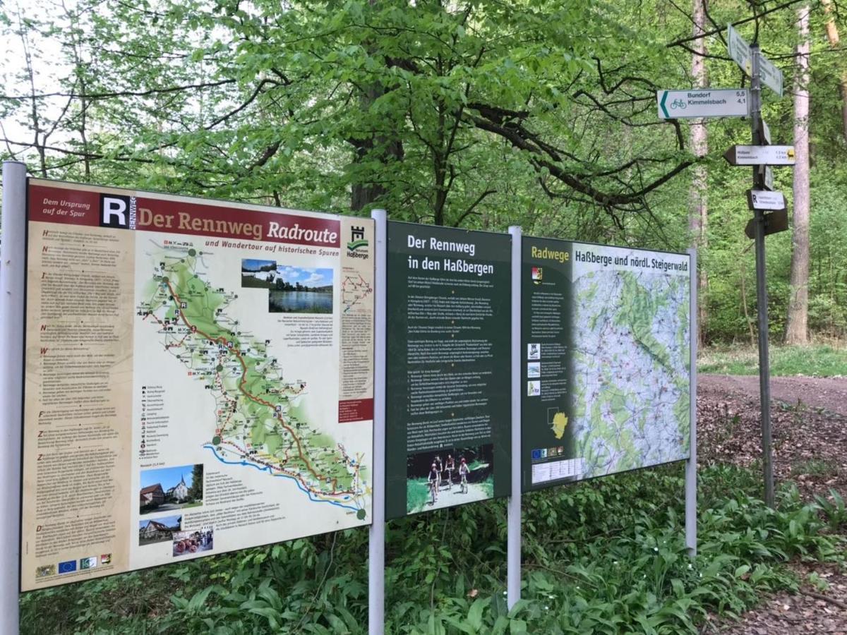 Ferienhaus Hassgautor Aidhausen Eksteriør bilde