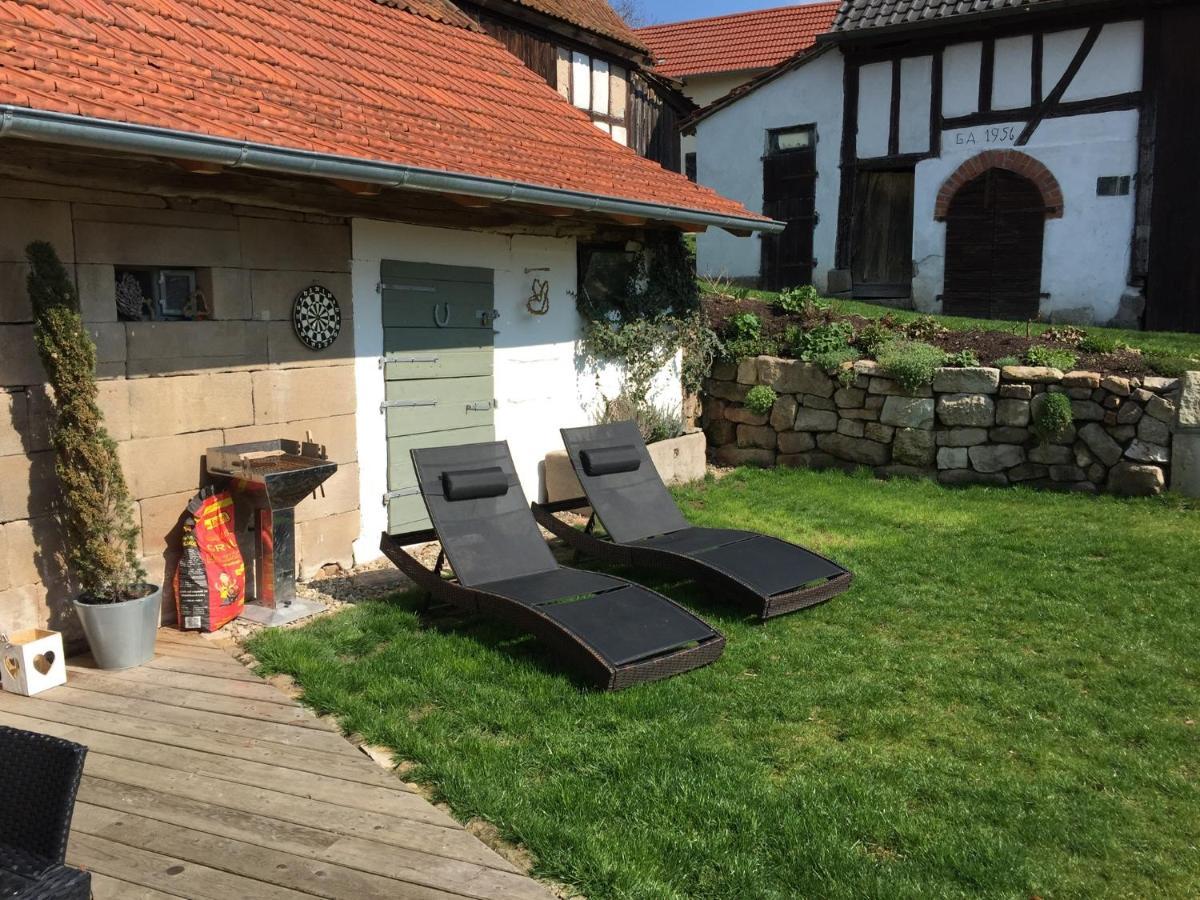 Ferienhaus Hassgautor Aidhausen Eksteriør bilde