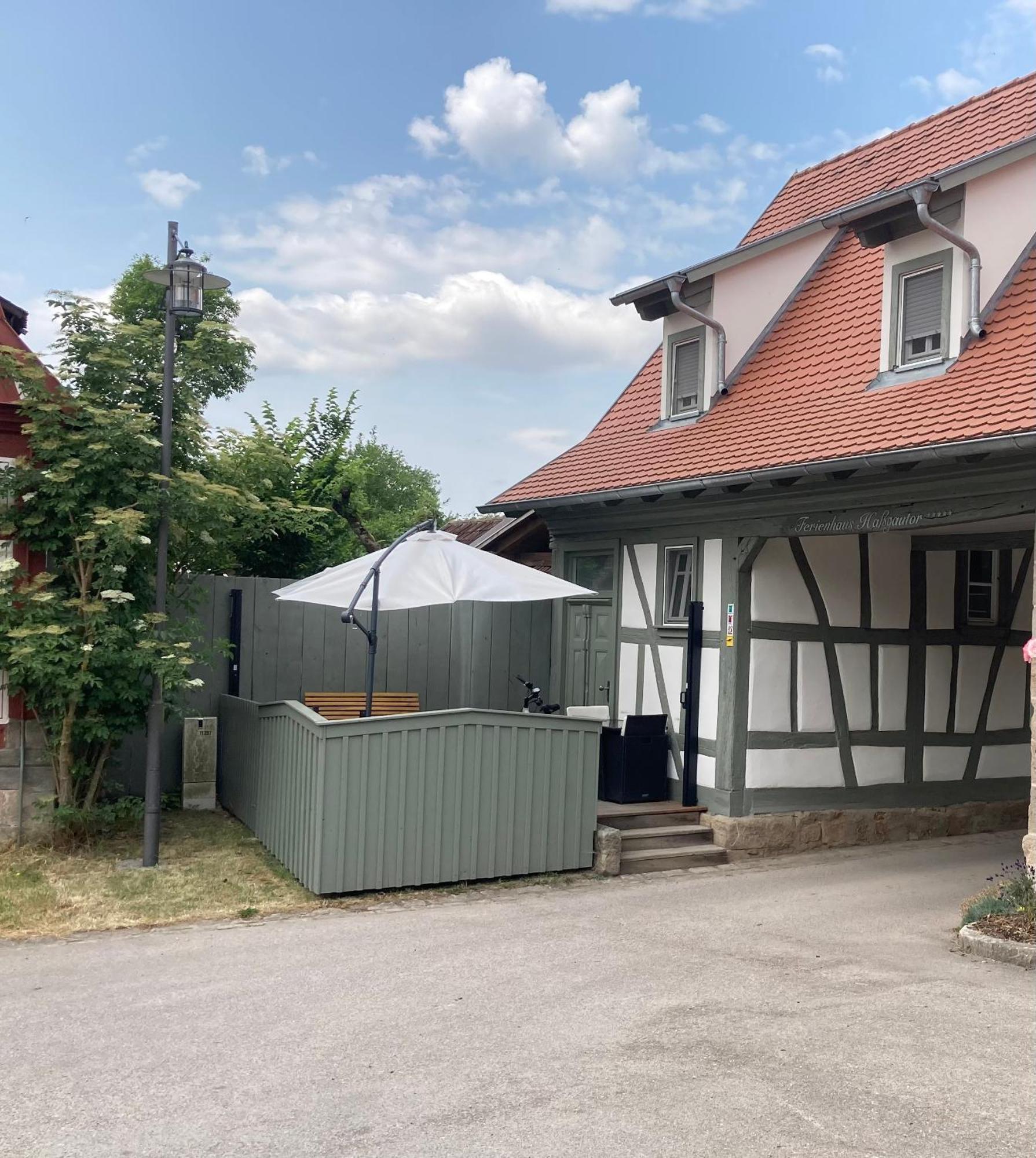 Ferienhaus Hassgautor Aidhausen Eksteriør bilde