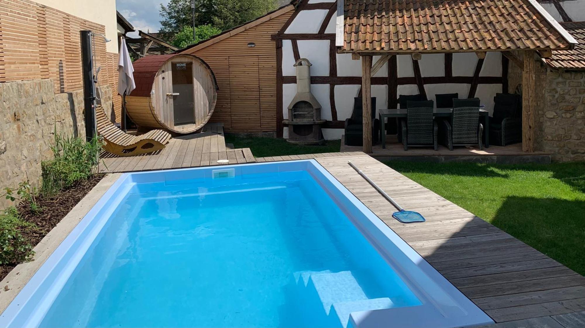 Ferienhaus Hassgautor Aidhausen Eksteriør bilde
